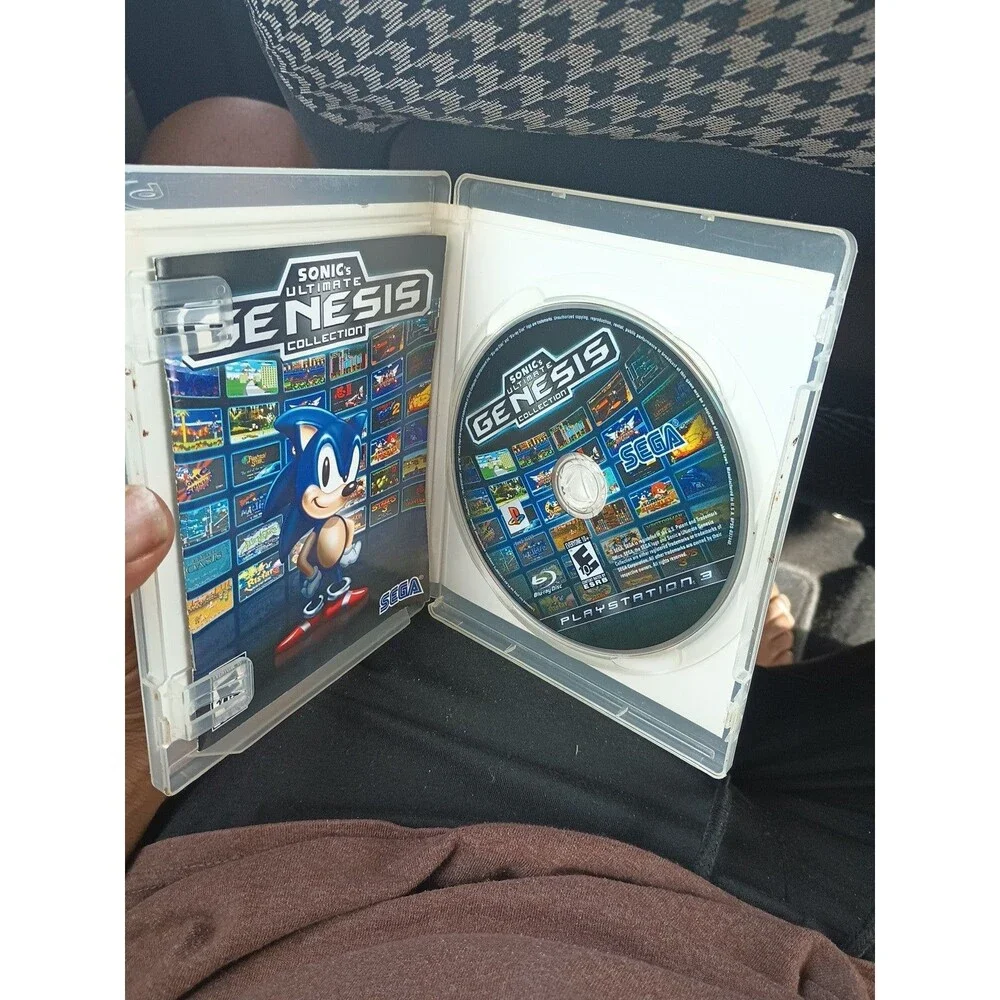 Sonic's Ultimate Genesis Collection Sony PlayStation 3, 2009 Game & Case& Manual